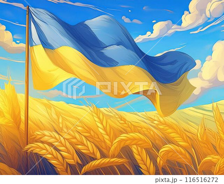 ウクライナ国旗 116516272