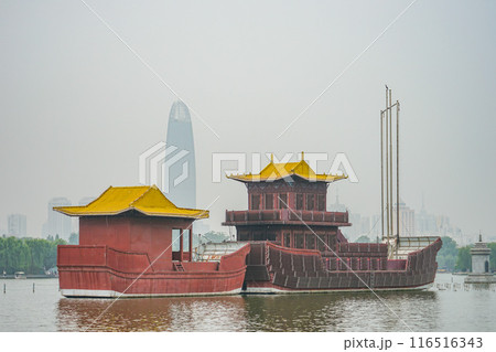 大明湖の風景 大明湖の風景 116516343