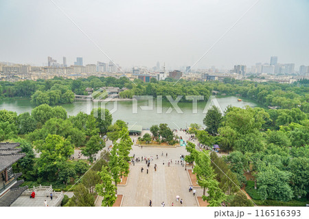 超然楼からの大明湖の風景 116516393