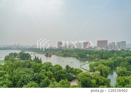 超然楼からの大明湖の風景 116516402