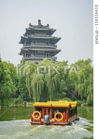 大明湖の風景 大明湖の風景 116516418