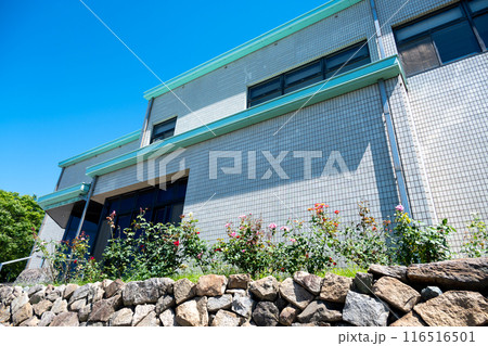 鞆城跡に建つ福山市鞆の浦歴史民俗資料館　外観 116516501