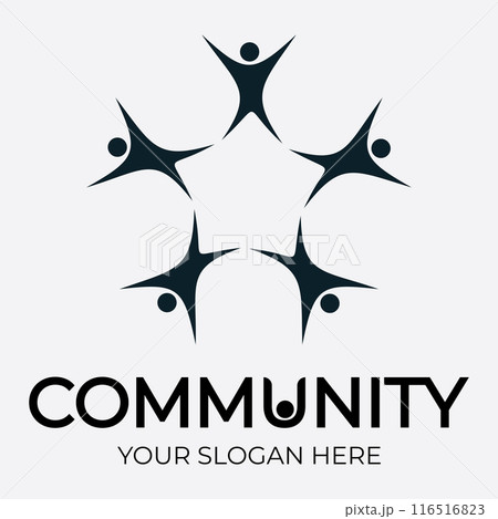 Community, network and social icon 116516823