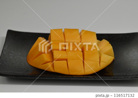 みずみずしい、おいいしい甘いマンゴー 116517132