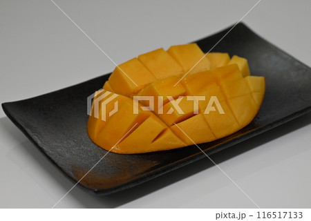 みずみずしい、おいいしい甘いマンゴー 116517133