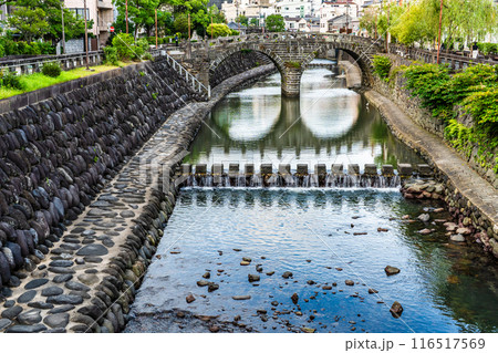 中島川と眼鏡橋【長崎市】 116517569