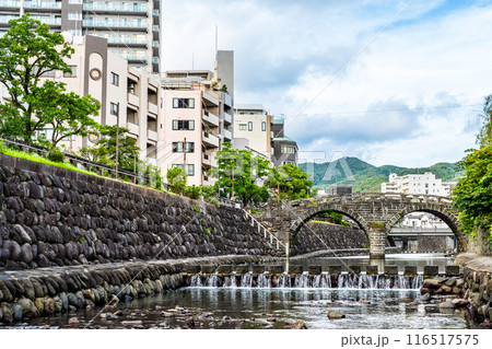 中島川と眼鏡橋【長崎市】 116517575