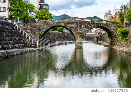 中島川と眼鏡橋【長崎市】 116517596
