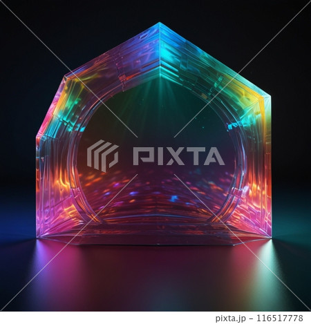 アシンメトリーな多角形の立体 116517778