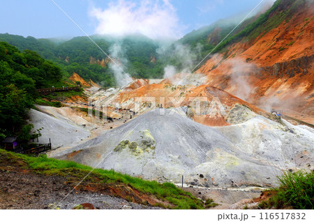 地獄谷の爆裂火口跡2 地獄谷の爆裂火口跡2 116517832