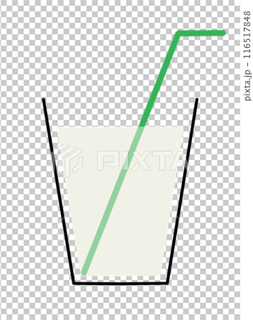 コップに入った牛乳等のアイコン6 116517848