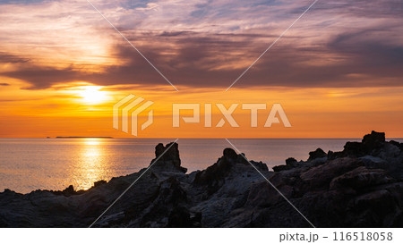 十六羅漢岩・夕景 十六羅漢岩・夕景 116518058