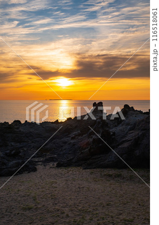 十六羅漢岩・夕景 116518061