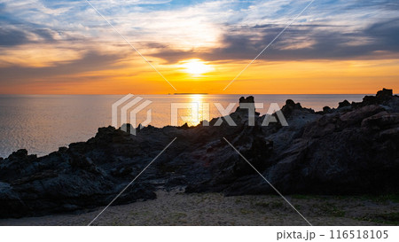 十六羅漢岩・夕景 十六羅漢岩・夕景 116518105