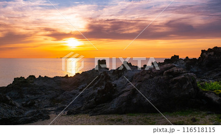 十六羅漢岩・夕景 十六羅漢岩・夕景 116518115