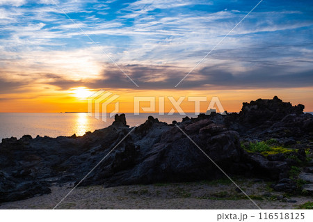 十六羅漢岩・夕景 116518125