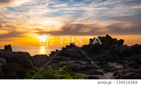 十六羅漢岩・夕景 116518169