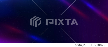 Purple dusty light leak background. Blue pink film flare effect overlay. Old grain vintage photo filter texture template. Exposed photography wallpaper. Abstract blurry saturated rays backdrop. Vector 116518875