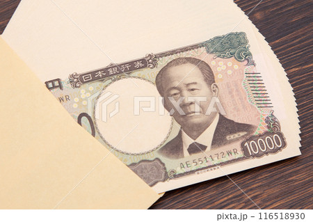 たくさんの一万円札(新紙幣) たくさんの一万円札(新紙幣) 116518930