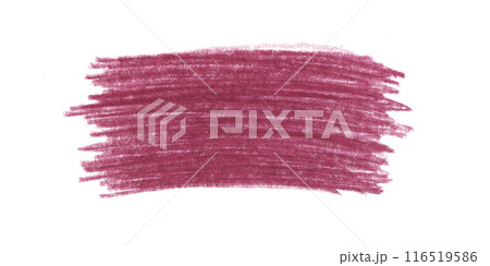 Pink Wax Crayon Strokes Isolated on White. Hand Drawn Pastel Chalk Stripes Background. Pink Wax Crayon Strokes Isolated on White. Hand Drawn Pastel Chalk Stripes Background. 116519586