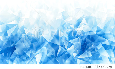 青の幾何学的抽象デザイン 116520976
