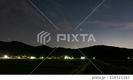 星空へ続くあぜ道 星空へ続くあぜ道 116521162
