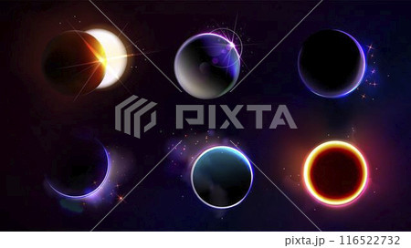 Total and partial solar eclipse 116522732