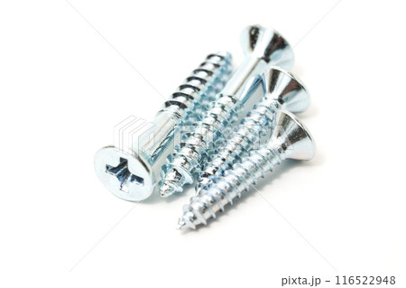 ネジ、ネジ山、部品、工具、道具、シルバー、DIY、日曜大工、大工、ナット、ボルト、絞める、修理、器具 116522948