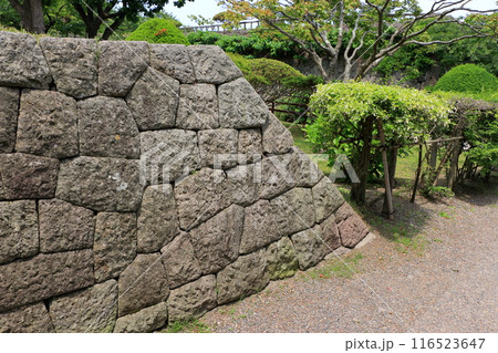 Inner wall of Fort Goryokaku in Hakodate Hokkaido northern Japan 116523647