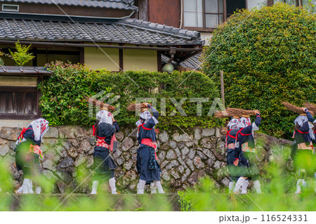 京都市左京区大原の里の春から初夏春の嬉しい景色撮影 116524331