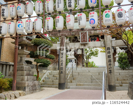 福岡_櫛田神社南神門の風景 116524442