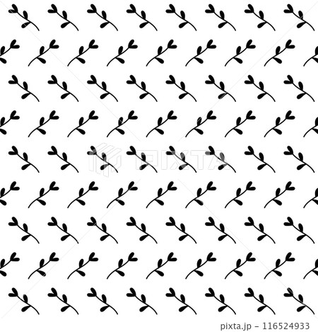シンプルなリーフのパターンの背景 116524933