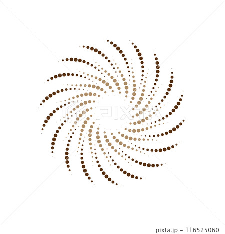 halftone circle dots. 116525060