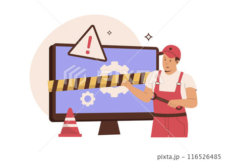 Website under maintenance and repair concept Website under maintenance and repair concept 116526485