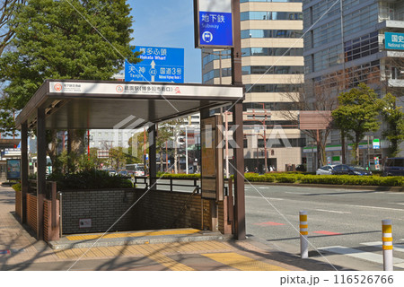 【福岡市営地下鉄】祇園駅（博多旧市街口） 116526766