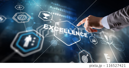 Business Excellence concept. Pursuit of excellence 2024 116527421