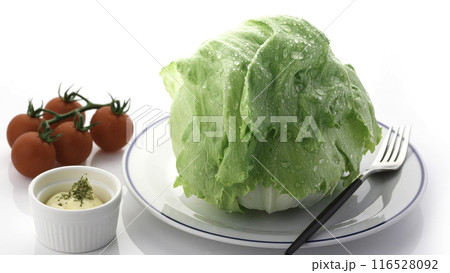 新鮮なレタスとプチトマト 新鮮なレタスとプチトマト 116528092
