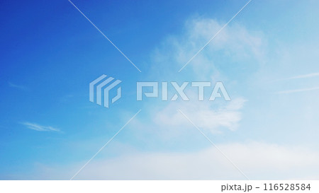 青空と白い雲 116528584