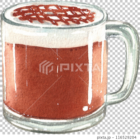 Coffee culture watercolor png icon Coffee culture watercolor png icon 116529204