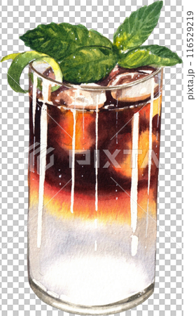 Coffee culture watercolor png icon Coffee culture watercolor png icon 116529219