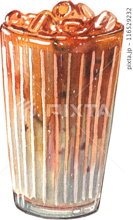 Coffee culture watercolor png icon Coffee culture watercolor png icon 116529232