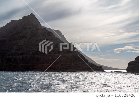 Coastal rocks on the north of Lanzarote, Spain 116529426