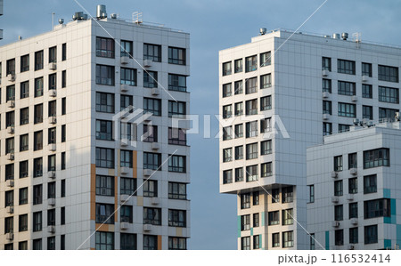 modern high-rise multi-storey business class building, residential complex 116532414