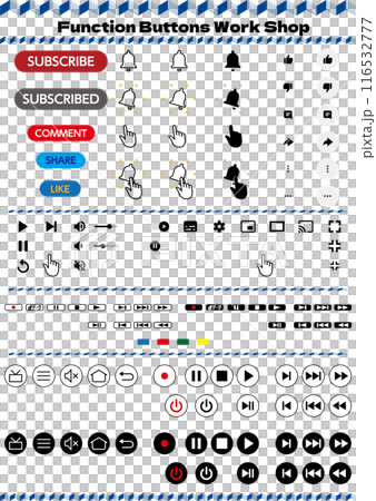Vector material, FunctionButtons_WorkShop Vector material, FunctionButtons_WorkShop 116532777