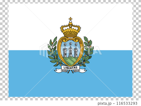 Flag of San Marino 116533293