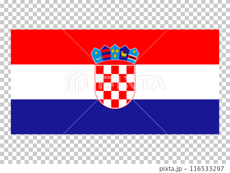 National flag croatia National flag croatia 116533297