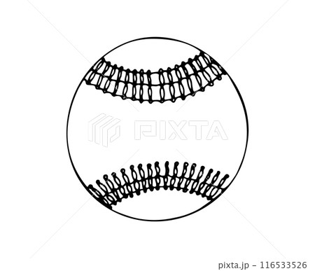 Baseball ball. American team sports game inventory. Active leisure. Baseball ball. American team sports game inventory. Active leisure. 116533526