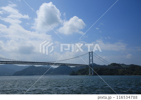 広島県尾道市　因島大橋 116534788