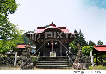 埼玉県秩父郡小鹿野町河原沢の龍頭(りゅうとう)神社 埼玉県秩父郡小鹿野町河原沢の龍頭(りゅうとう)神社 116534976