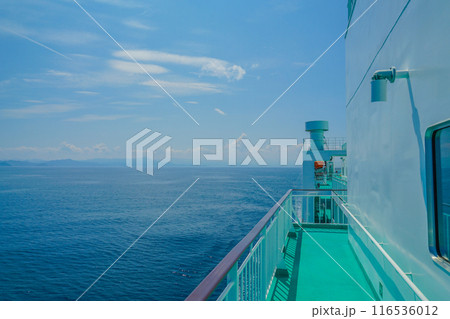 津軽海峡フェリーの船上 津軽海峡フェリーの船上 116536012